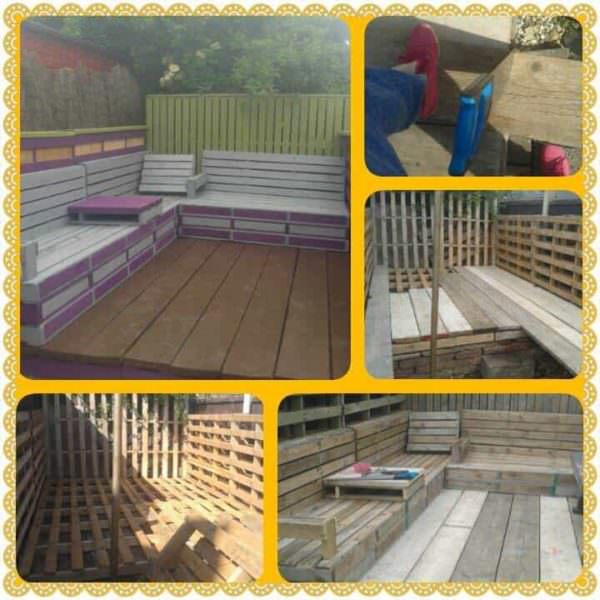 Pallet Deck & Seating Area Lounges & Garden Sets Pallet Deck & Seating Area Lounges & Garden Sets