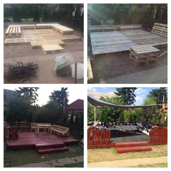 Terrace From Repurposed Pallets Pallet Terraces & Pallet Patios Terrace From Repurposed Pallets Pallet Terraces & Pallet Patios