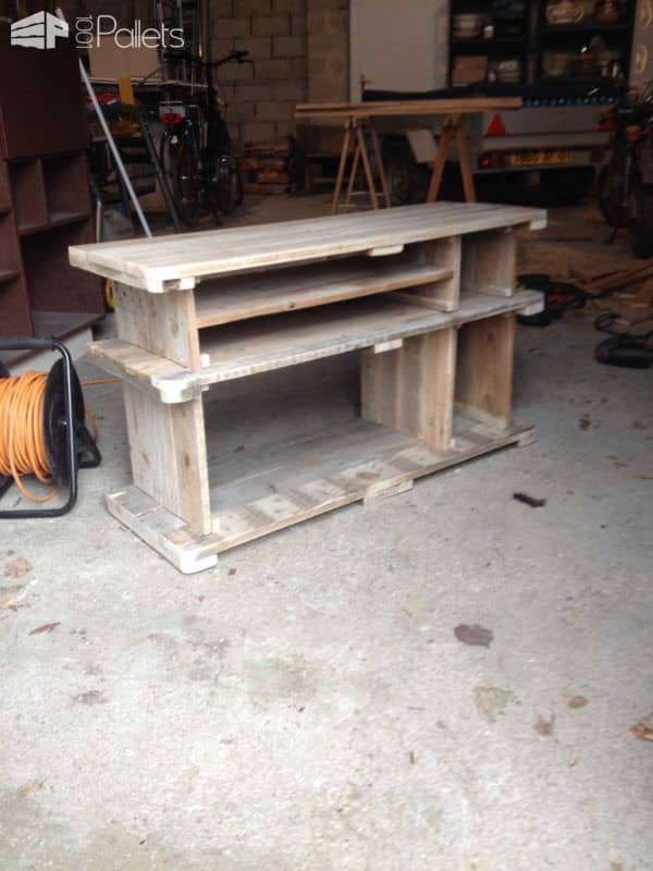 Meuble Tv / Pallet Tv Unit Pallet TV Stands & Racks Meuble Tv / Pallet Tv Unit Pallet TV Stands & Racks