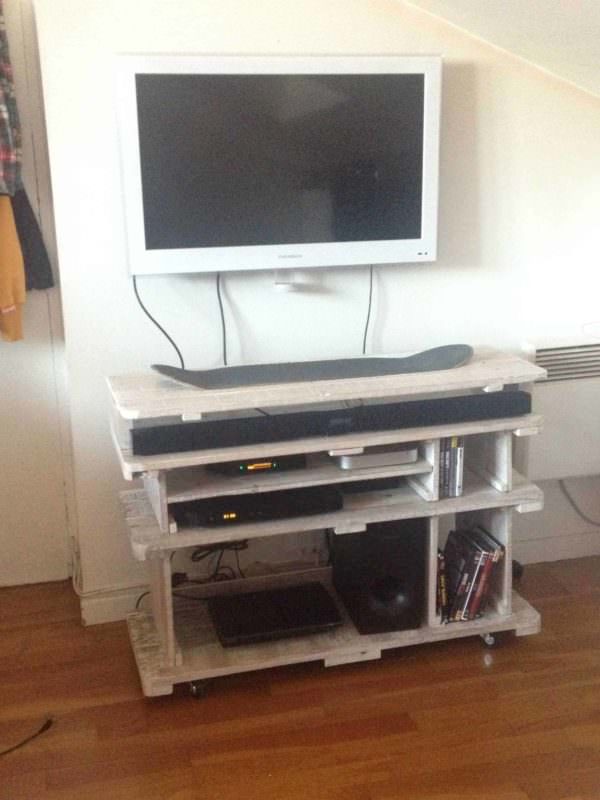 Meuble Tv / Pallet Tv Unit Pallet TV Stands & Racks Meuble Tv / Pallet Tv Unit Pallet TV Stands & Racks