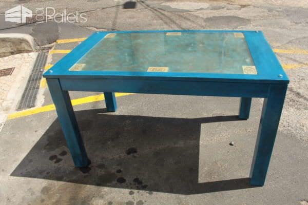 Pallet Dining Table Pallet Desks & Pallet Tables Pallet Dining Table Pallet Desks & Pallet Tables