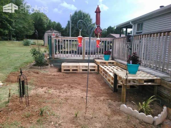 Pallet Garden Set Pallet Sofas & Couches Pallet Garden Set Pallet Sofas & Couches