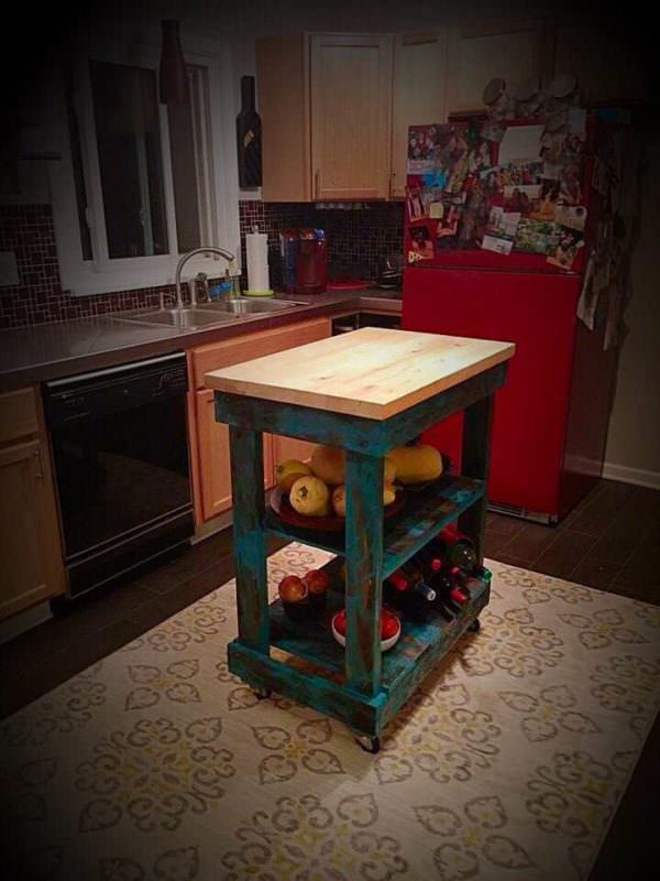 Pallet Kitchen Island Pallet Desks & Pallet Tables 