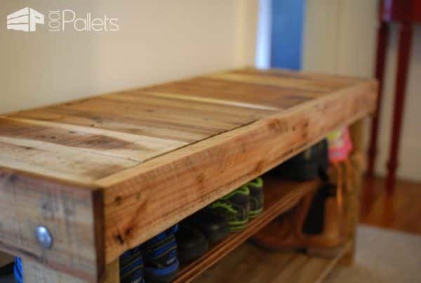 Pallet Shoe Bench Pallet Benches, Pallet Chairs & Stools Pallet Shoe Bench Pallet Benches, Pallet Chairs & Stools
