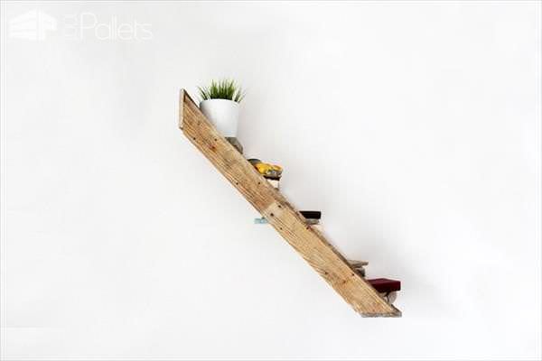 Pallet Stair Shelf Pallet Shelves & Pallet Coat Hangers Pallet Staircases Pallet Stair Shelf Pallet Shelves & Pallet Coat Hangers Pallet Staircases