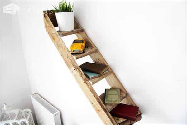 Pallet Stair Shelf Pallet Shelves & Pallet Coat Hangers Pallet Staircases Pallet Stair Shelf Pallet Shelves & Pallet Coat Hangers Pallet Staircases