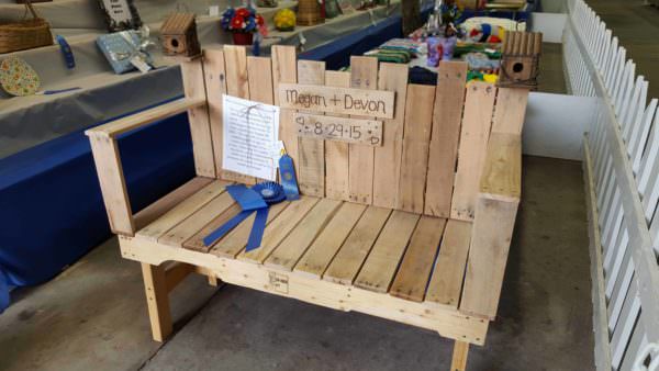Pallet Wedding Bench Pallet Benches, Pallet Chairs & Stools Pallet Wedding Bench Pallet Benches, Pallet Chairs & Stools