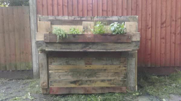 Rustic Compost Bin Pallet Planters & Compost Bins Rustic Compost Bin Pallet Planters & Compost Bins