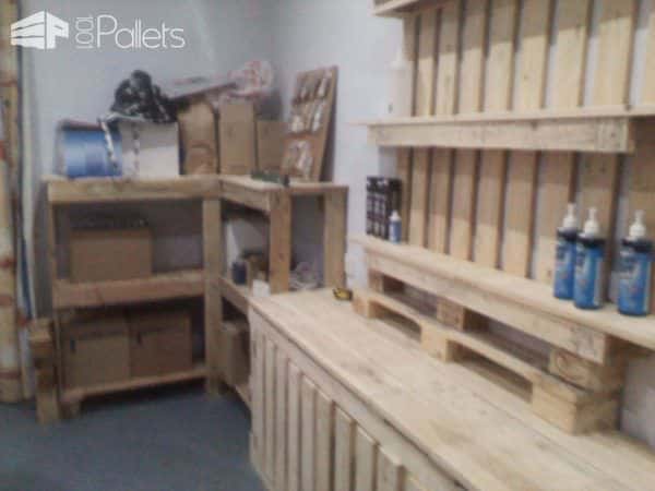Shop Furniture Made Out Of Discarded Pallets Pallet Store, Bar & Restaurant Decorations Shop Furniture Made Out Of Discarded Pallets Pallet Store, Bar & Restaurant Decorations