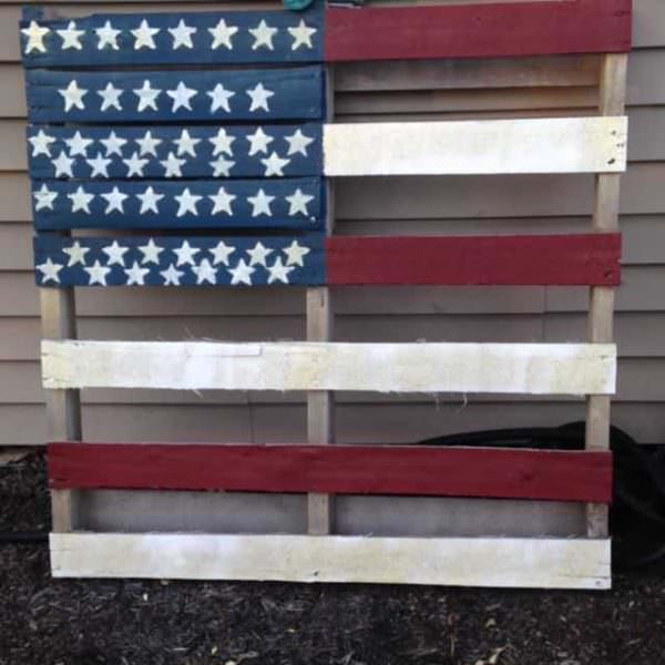 American Pallet Flag Pallet Home Accessories 