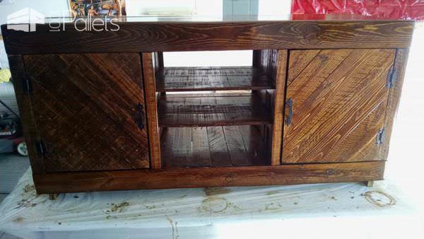 Entertainment Center Pallet TV Stands & Racks Entertainment Center Pallet TV Stands & Racks