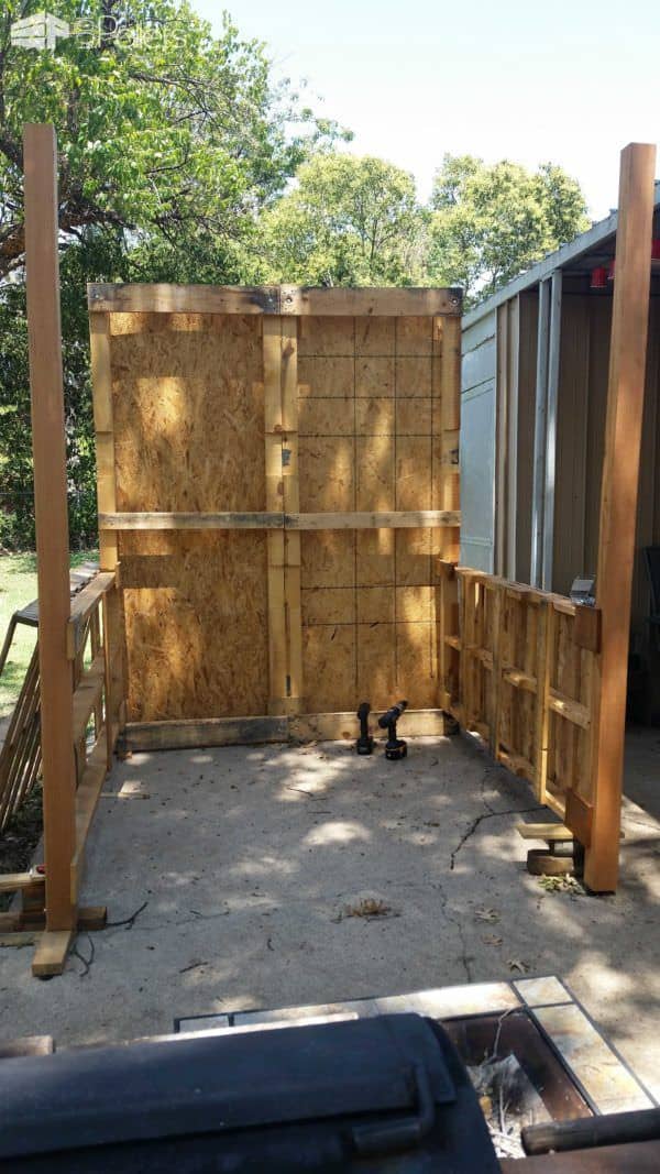 King Loft Pallet Bed With Stairs Pallet Beds, Pallet Headboards & Frames King Loft Pallet Bed With Stairs Pallet Beds, Pallet Headboards & Frames
