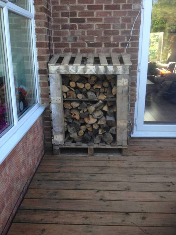 Log Shed Made Out Of Pallets Pallet Sheds, Cabins, Huts & Playhouses 