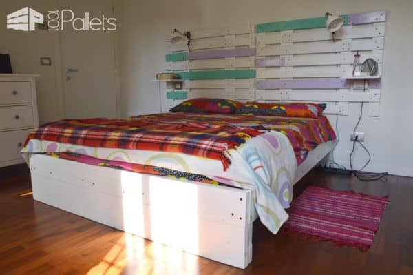 Pallet Bed & Headboard With Scaffold & Pallet Boards Pallet Beds, Pallet Headboards & Frames Pallet Bed & Headboard With Scaffold & Pallet Boards Pallet Beds, Pallet Headboards & Frames