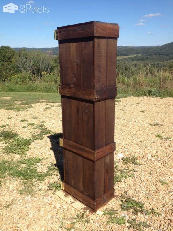 Pallet Broom Closet Pallet Walls & Pallet Doors Pallet Broom Closet Pallet Walls & Pallet Doors
