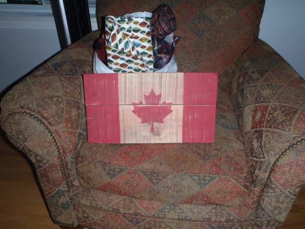 Pallet Canadian Flag Pallet Wall Decor & Pallet Painting Pallet Canadian Flag Pallet Wall Decor & Pallet Painting