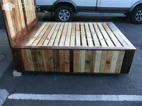 Pallet Queen Size Bed Pallet Beds, Pallet Headboards & Frames Pallet Queen Size Bed Pallet Beds, Pallet Headboards & Frames