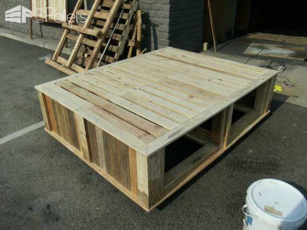 Pallet Queen Size Bed Pallet Beds, Pallet Headboards & Frames Pallet Queen Size Bed Pallet Beds, Pallet Headboards & Frames