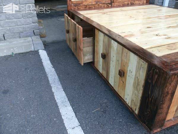 Pallet Queen Size Bed Pallet Beds, Pallet Headboards & Frames Pallet Queen Size Bed Pallet Beds, Pallet Headboards & Frames
