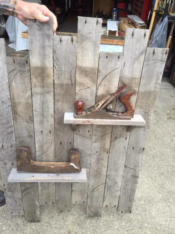 Pallet Wood Shelves For The Garden Pallet Fences Pallet Shelves & Pallet Coat Hangers Pallet Wood Shelves For The Garden Pallet Fences Pallet Shelves & Pallet Coat Hangers