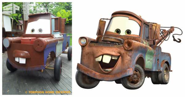There Was a Soapbox Racer, and He Decided to Make Mater (Cars) from Repurposed Pallets and Other Materials Fun Pallet Crafts for Kids There Was a Soapbox Racer, and He Decided to Make Mater (Cars) from Repurposed Pallets and Other Materials Fun Pallet Crafts for Kids