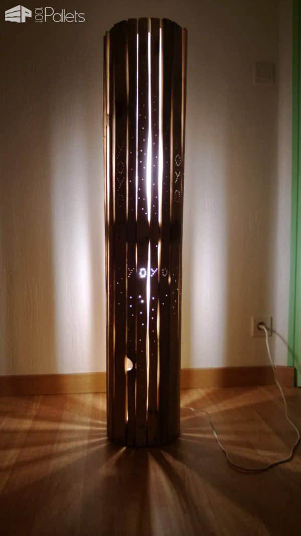 40 Stunning Lamps Made From Reclaimed Pallets Pallet Lamps & Lights 40 Stunning Lamps Made From Reclaimed Pallets Pallet Lamps & Lights