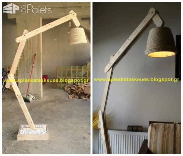 40 Stunning Lamps Made From Reclaimed Pallets Pallet Lamps & Lights 40 Stunning Lamps Made From Reclaimed Pallets Pallet Lamps & Lights
