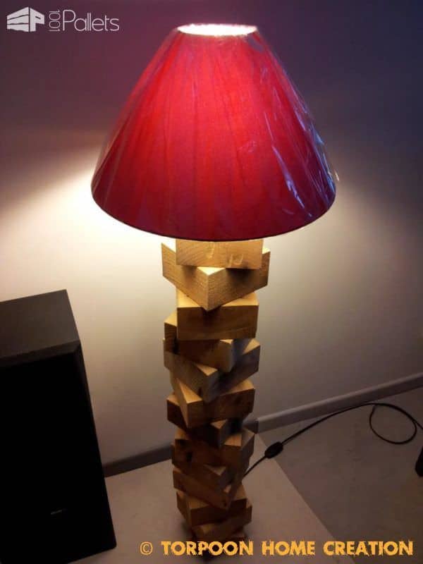 40 Stunning Lamps Made From Reclaimed Pallets Pallet Lamps & Lights 40 Stunning Lamps Made From Reclaimed Pallets Pallet Lamps & Lights