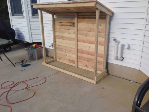 Firewood Shed From Recycled Pallets Pallet Sheds, Cabins, Huts & Playhouses Firewood Shed From Recycled Pallets Pallet Sheds, Cabins, Huts & Playhouses