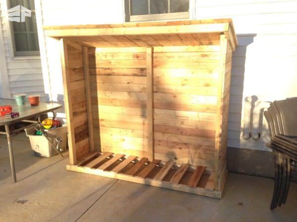 Firewood Shed From Recycled Pallets Pallet Sheds, Cabins, Huts & Playhouses Firewood Shed From Recycled Pallets Pallet Sheds, Cabins, Huts & Playhouses