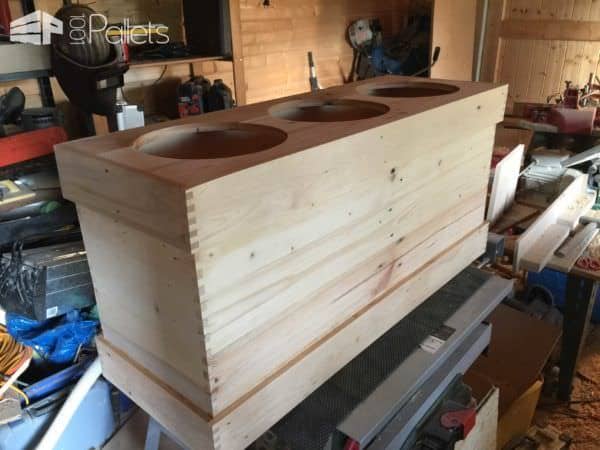 My Version Of The Dog Feeder + Storage Animal Pallet Houses & Pallet Supplies My Version Of The Dog Feeder + Storage Animal Pallet Houses & Pallet Supplies