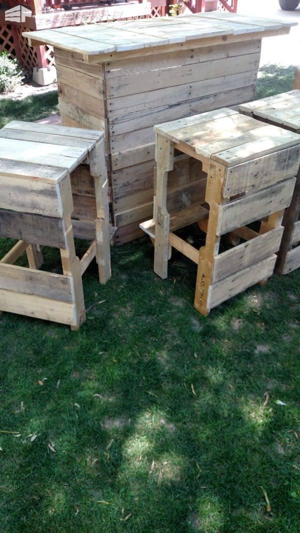 Outdoor Bar & Bar Stools By Rcp Pallet Bars Pallet Benches, Pallet Chairs & Stools Outdoor Bar & Bar Stools By Rcp Pallet Bars Pallet Benches, Pallet Chairs & Stools