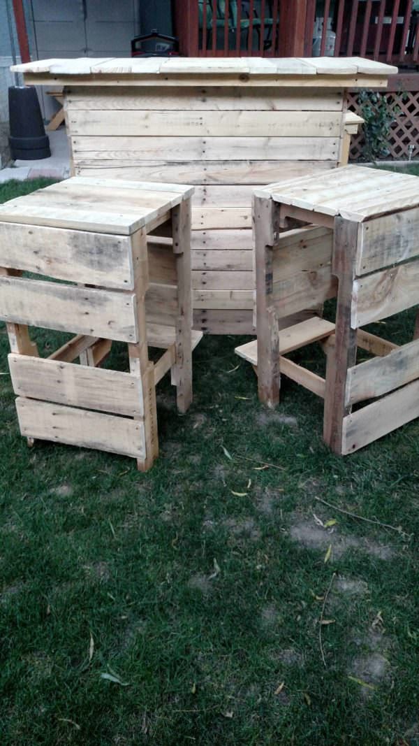 Outdoor Bar & Bar Stools By Rcp Pallet Bars Pallet Benches, Pallet Chairs & Stools Outdoor Bar & Bar Stools By Rcp Pallet Bars Pallet Benches, Pallet Chairs & Stools