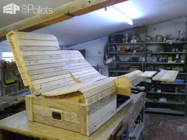 Pallet Wood Easy Lounger 3 Piece Suite Pallet Benches, Pallet Chairs & Stools Pallet Wood Easy Lounger 3 Piece Suite Pallet Benches, Pallet Chairs & Stools