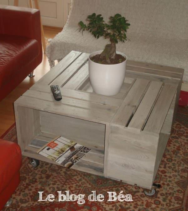 Table Basse Bar En Bois De Palettes / Pallet Coffee Table With Bar Pallet Coffee Tables Table Basse Bar En Bois De Palettes / Pallet Coffee Table With Bar Pallet Coffee Tables