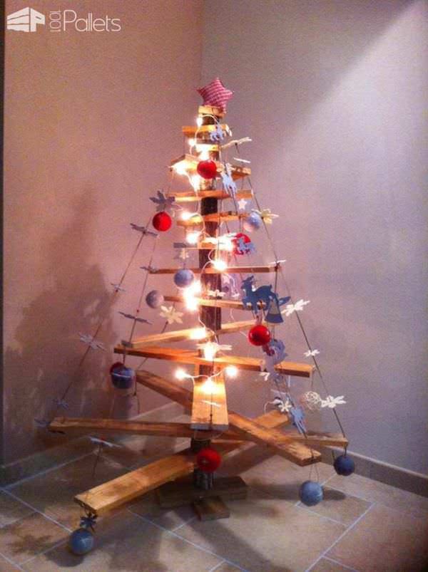 65 Pallet Christmas Trees & Holiday Pallet Decorations Ideas Pallet Home Décor Ideas 65 Pallet Christmas Trees & Holiday Pallet Decorations Ideas Pallet Home Décor Ideas
