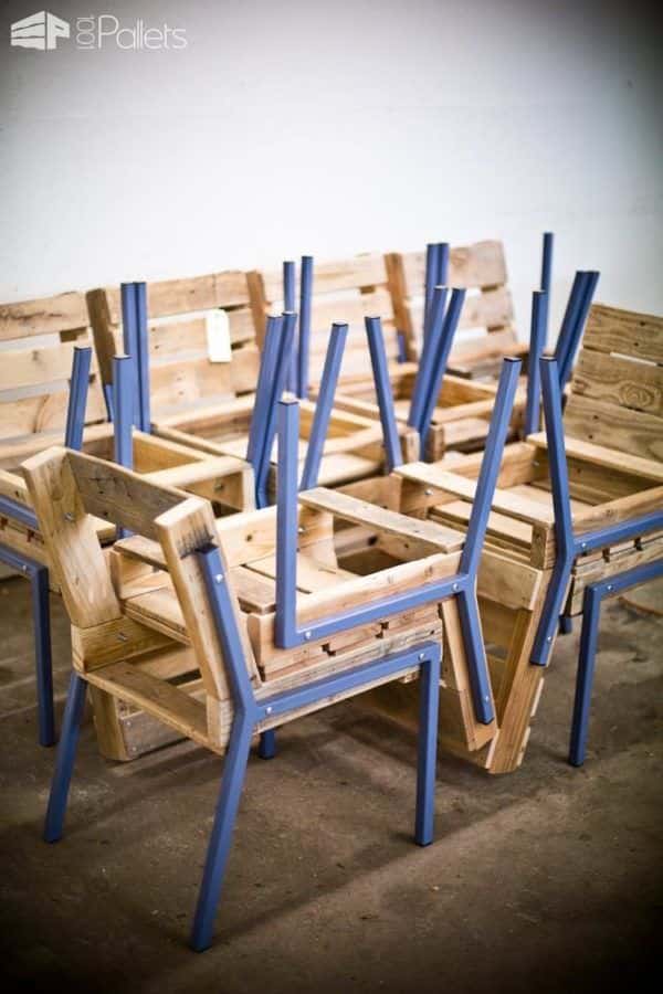 Full Back Pallet Chair Pallet Benches, Pallet Chairs & Stools Full Back Pallet Chair Pallet Benches, Pallet Chairs & Stools