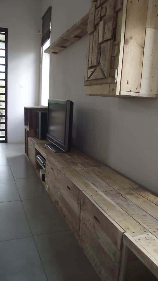 Long & Design Pallet Tv Stand Pallet TV Stands & Racks Long & Design Pallet Tv Stand Pallet TV Stands & Racks