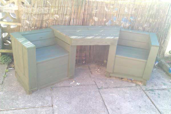 Outdoor Bench & Table Pallet Benches, Pallet Chairs & Stools 