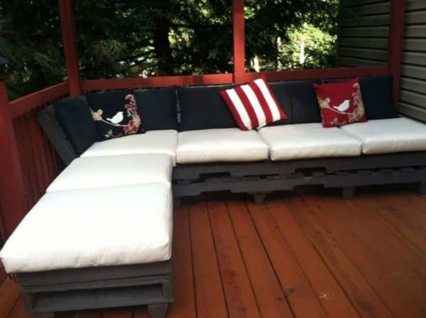 Outdoor Pallet Relaxation Sofa Lounges & Garden Sets Pallet Sofas & Couches Outdoor Pallet Relaxation Sofa Lounges & Garden Sets Pallet Sofas & Couches