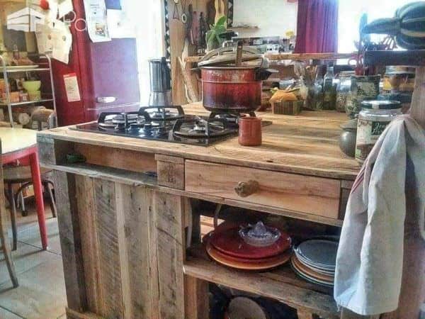 Pallet Mobile Kitchen Island Pallet Desks & Pallet Tables Pallet Mobile Kitchen Island Pallet Desks & Pallet Tables