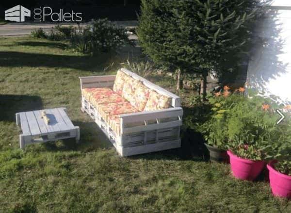 Pallet Wooden Garden Couch Lounges & Garden Sets Pallet Sofas & Couches Pallet Wooden Garden Couch Lounges & Garden Sets Pallet Sofas & Couches