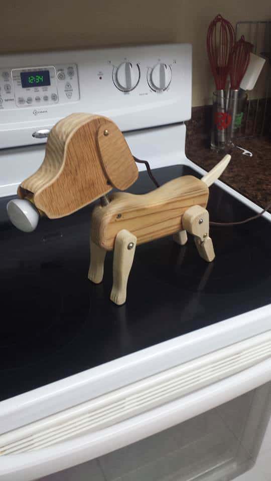 Puppy Lamp Made Out Of Discarded Pallet Wood Pallet Lamps & Lights Puppy Lamp Made Out Of Discarded Pallet Wood Pallet Lamps & Lights