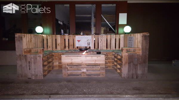 Cocktail Lounge From Pallets Lounges & Garden Sets Cocktail Lounge From Pallets Lounges & Garden Sets