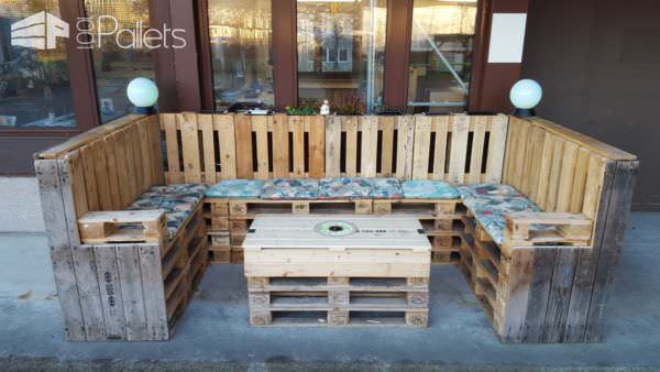 Cocktail Lounge From Pallets Lounges & Garden Sets Cocktail Lounge From Pallets Lounges & Garden Sets