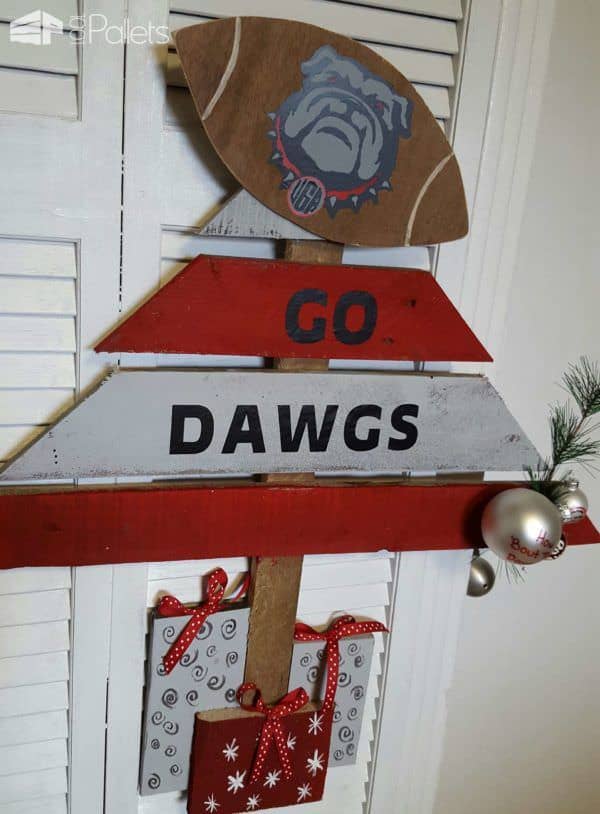 Door Christmas Decorations Sports Team Pallet Home Accessories Door Christmas Decorations Sports Team Pallet Home Accessories