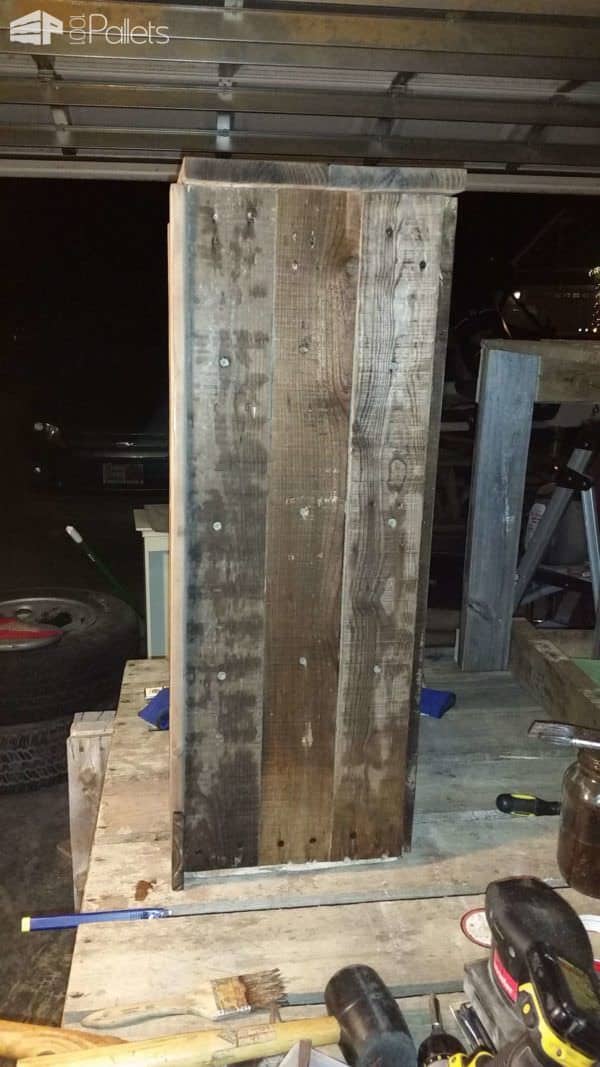 Dvd Bookshelf From Three Repurposed Pallets Pallet Bookcases & Bookshelves Pallet Shelves & Pallet Coat Hangers Dvd Bookshelf From Three Repurposed Pallets Pallet Bookcases & Bookshelves Pallet Shelves & Pallet Coat Hangers