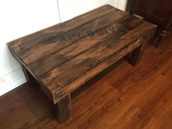 Explosives Pallet Coffee Table Pallet Coffee Tables Explosives Pallet Coffee Table Pallet Coffee Tables