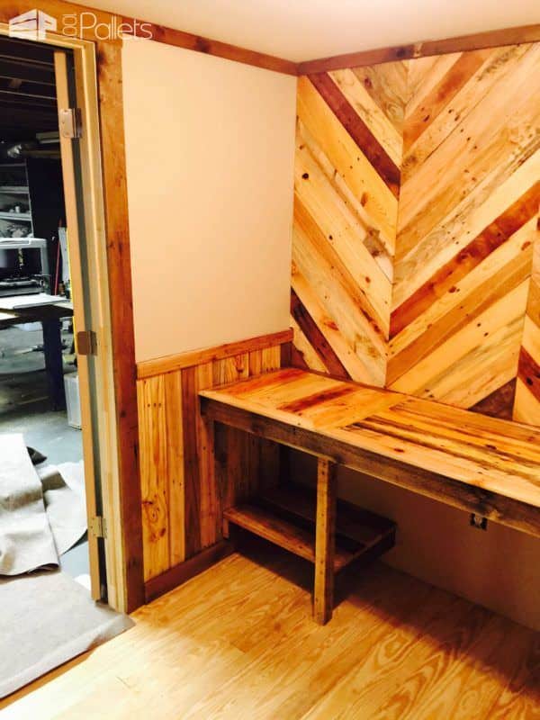 How I Built My Pallet Office (Desk & Walls) Pallet Desks & Pallet Tables How I Built My Pallet Office (Desk & Walls) Pallet Desks & Pallet Tables