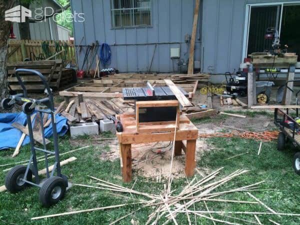 How I Made a Pallet Deck Pallet Terraces & Pallet Patios How I Made a Pallet Deck Pallet Terraces & Pallet Patios